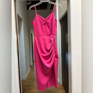 Elegant Pink Women's Dress